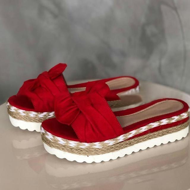 Women's Bow Summer Platform Sandals and Flip-Flops