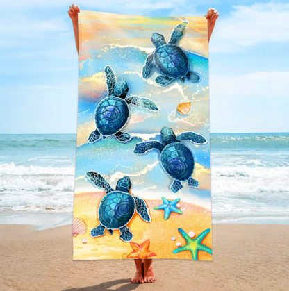 Toalla de Playa Tortuga Bonsái