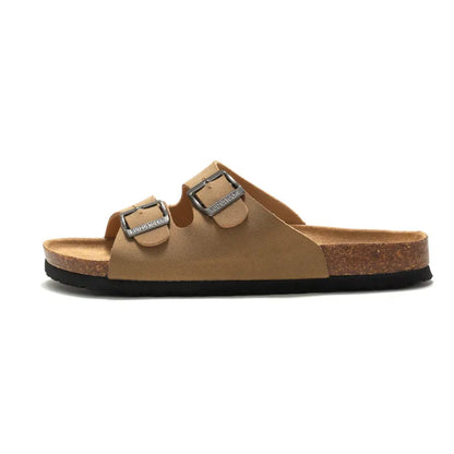 Chanclas de Playa con Suela de Corcho y Superficie de PU