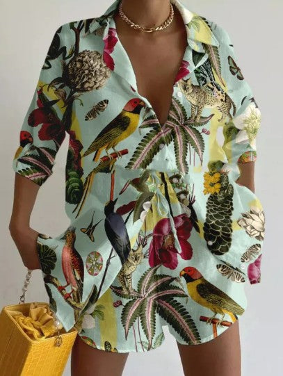 Conjunto Casual de 2 Piezas para Vacaciones de Verano