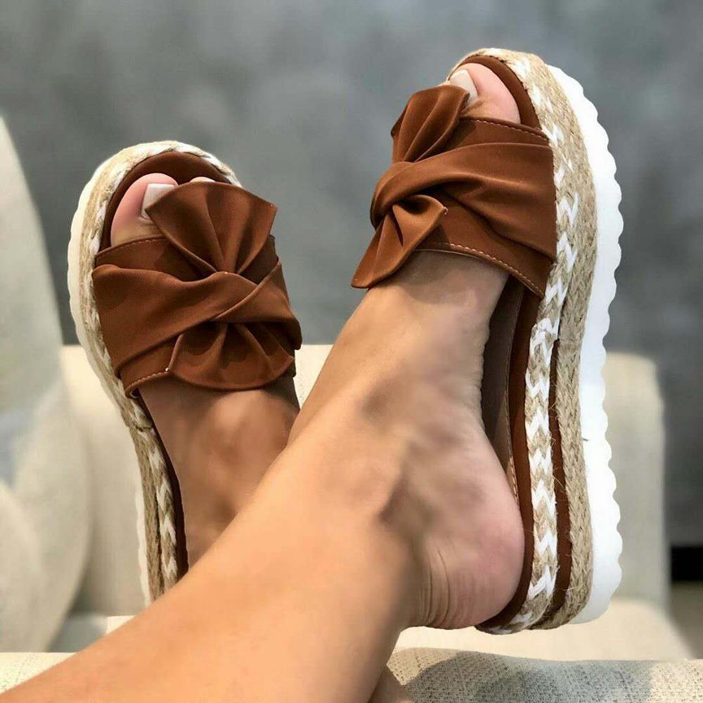 Women's Bow Summer Platform Sandals and Flip-Flops